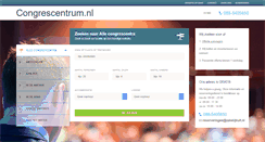 Desktop Screenshot of congrescentrum.nl