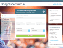 Tablet Screenshot of congrescentrum.nl